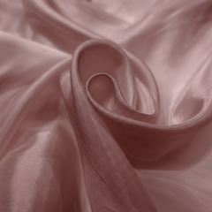 Dusty Rose Pink Soft Satin Fabric