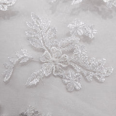 Franchesca Floral Lacey Embroidered Net Fabric