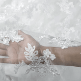 Franchesca Floral Lacey Embroidered Net Fabric