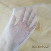 Water Gold Silk Tissue Fabric