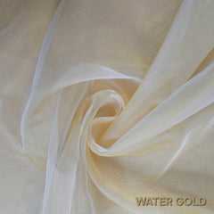 Water Gold Silk Tissue Fabric