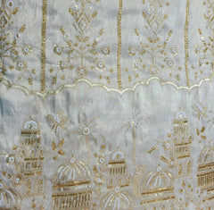 Shahi Hand Embroidered Dyeable Shimmer Tissue