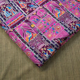 Jodha Akbar Magenta Pink Dola Silk Fabric