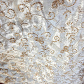 Shahi Dyeable Velvet Fabric with zari work