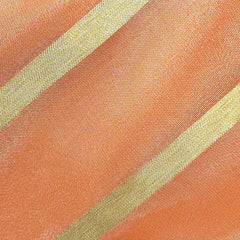 Noorani Pastel Orange Color Blouse with Sweetheart Neckline