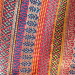 Manjusha Multi-Color Banarasi Brocade Blouse with V Neckline