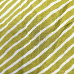 Mehendi / Moss Green Color Leheriya Blouse with Attached Sleeves and V Neckline