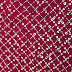 Jhilmil Magenta Pink Color Blouse with Sweetheart Neckline