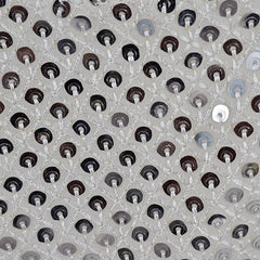 Gulzar White Full Sequin Half Sleeves Blouse with Round Neckline