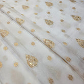 Dyeable Banarasi Brocade Butta Work Fabric