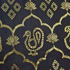 Swarnam Banaras Brocade on Dola Silk Fabric