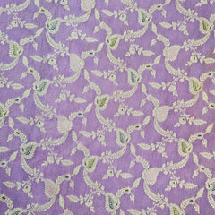 Kinkhab Banaras Brocade on Silk Fabric with Floral Motifs and Zari Embroidery