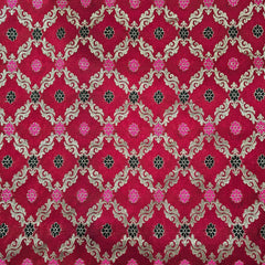 Jamdani Banarasi Brocade with Geometrical and Floral Accents