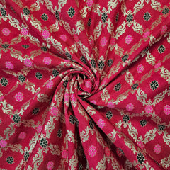 Jamdani Banarasi Brocade with Geometrical and Floral Accents