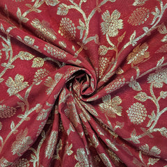 Gulbahar Banarasi Brocade with Floral accents