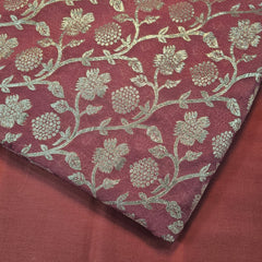 Gulbahar Banarasi Brocade with Floral accents