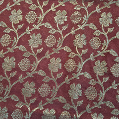 Gulbahar Banarasi Brocade with Floral accents