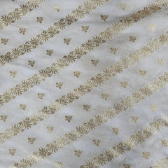 Leher Dyeable Banaras Brocade with Zari Work