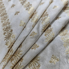 Leher Dyeable Banaras Brocade with Zari Work