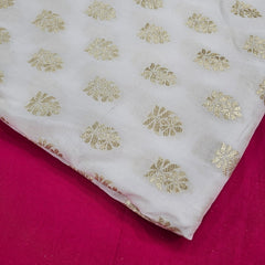 Manvar Dyeable Banaras Brocade with Zari Work