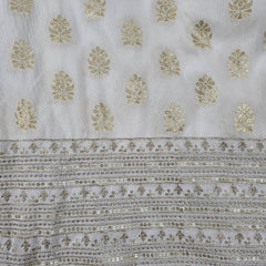Manvar Dyeable Banaras Brocade with Zari Work