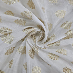 Manvar Dyeable Banaras Brocade with Zari Work