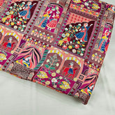 Jodha Akbar Brown Dola Silk Base Brocade Fabric