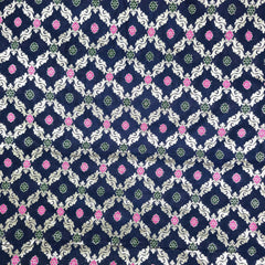 Jamdani Purple Banarasi Brocade with Geometrical and Floral Accents