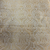 Dyeable Brocade Fabric with Floral Pattern