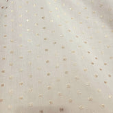 Dyeable Brocade Fabric with All Over Butta Motif