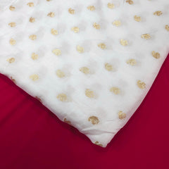 Manvar Dyeable Banaras Brocade with Paisley