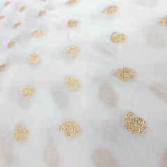 Manvar Dyeable Banaras Brocade with Paisley