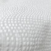 White Chikankari Kota Doria Fabric with Wavy Design