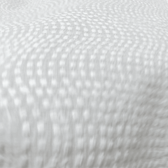 White Chikankari Kota Doria Fabric with Wavy Design