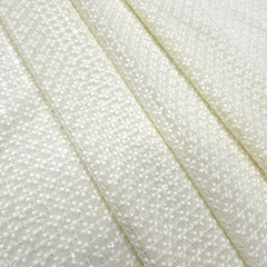 Cream Off-White Color Georgette Fabric with Chikankari Work & Sequin Highlights