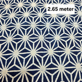 Indigo Block Printed Pure Cotton Piece 2.65 meter