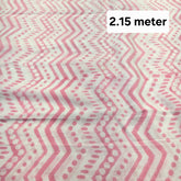 Baby Pink Printed Pure Cotton Piece 2.15 meter