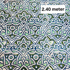 Multicolor Block Printed Pure Cotton Piece 2.40 meter