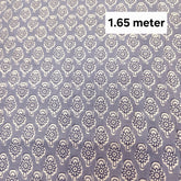 Light Grey Block Printed Pure Cotton Piece 1.65 meter