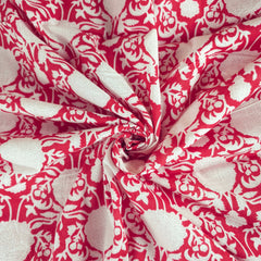 Pushp Jaali Digitally Printed Cotton Fabric