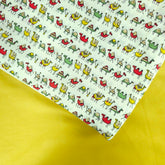 Ushtra Digitally Printed Cotton Fabric with Camel Motifs