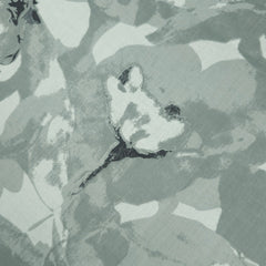 Bahaar Light Grey Digital Floral Print Cotton Fabric