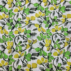 Muticolor Digital Floral Print on Mulberry Cotton Fabric