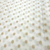Dyeable Dola silk Fabric with all over Floral work