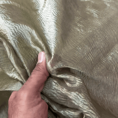 Moss Green Two - Tone Crush Shimmer Tissue