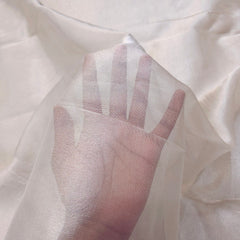 Dyeable Banaras Tissue - Water Gold
