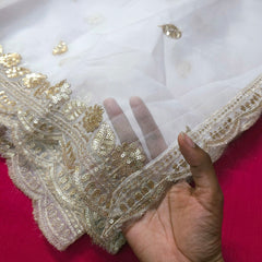 Dyeable Organza Dupatta