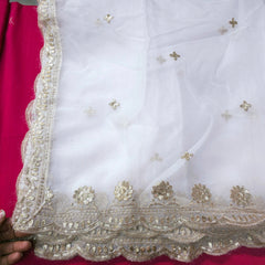 Dyeable Organza Dupatta