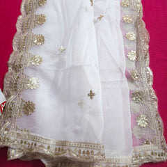 Dyeable Organza Dupatta