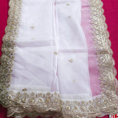 Dyeable Organza Dupatta